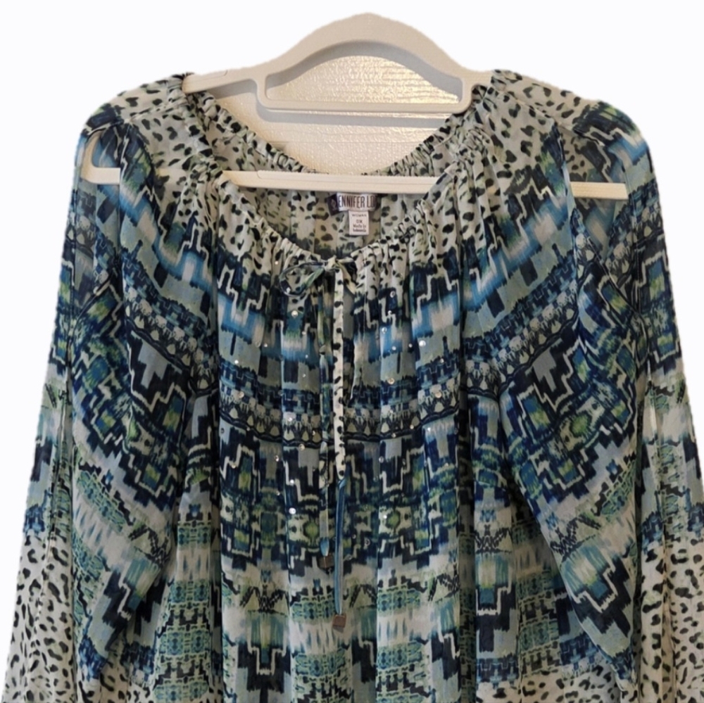 Southwestern Cheetah Blouse